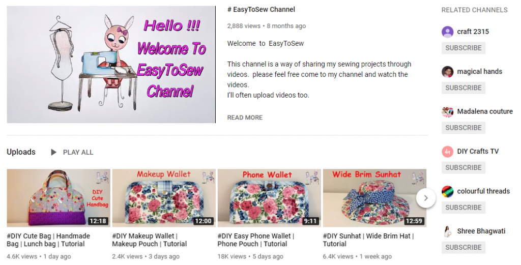 Follow similar channels